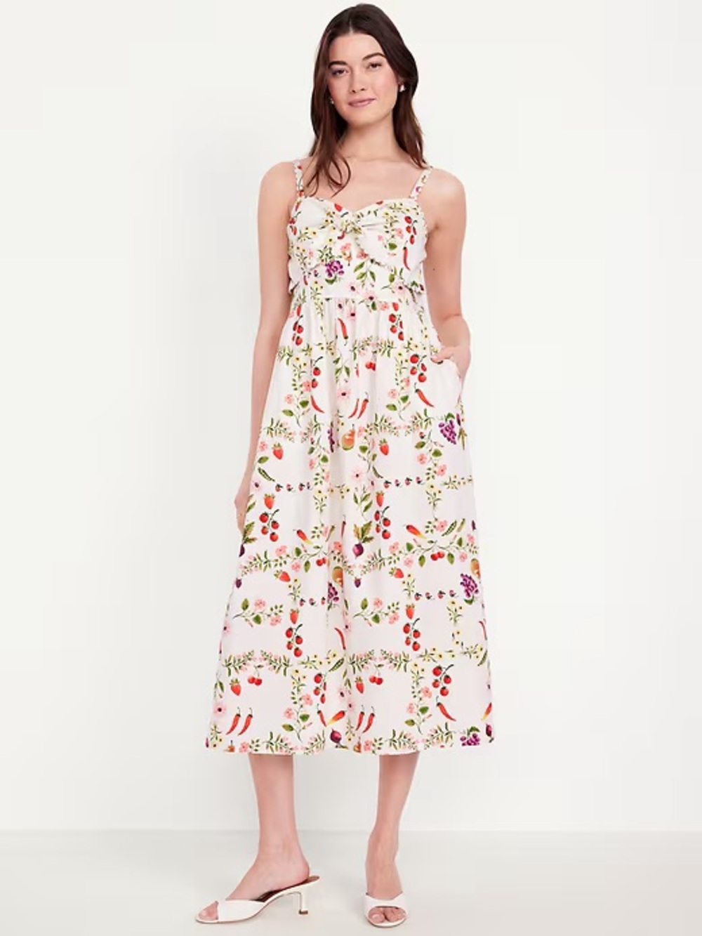 Old Navy PETITE Fruit Garden Sundress